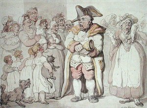 Ein Schrei nach einer Katze von Thomas Rowlandson
