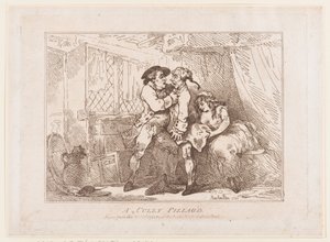 Ein Cully geplündert von Thomas Rowlandson