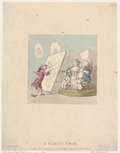 Ein Familienstück, 1. März 1803 von Thomas Rowlandson