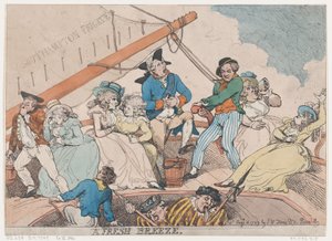 Eine frische Brise, 4. August 1789 von Thomas Rowlandson
