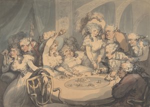 Ein Spieltisch im Devonshire House, 1791