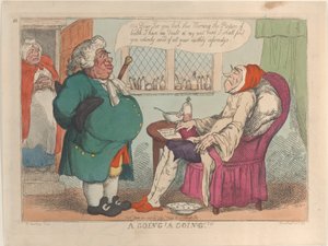 Ein Gehen! Ein Gehen!!!, 10. Juni 1809 von Thomas Rowlandson