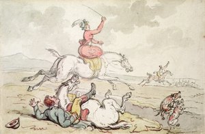 Ein Jagdvorfall von Thomas Rowlandson