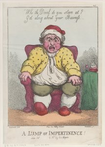 Ein Klumpen Unverschämtheit! von Thomas Rowlandson