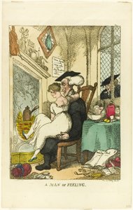 Ein Mann von Gefühl von Thomas Rowlandson