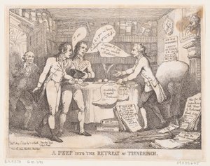 Ein Blick in den Rückzug bei Tinnechurch United Irish, 1. Mai 1799