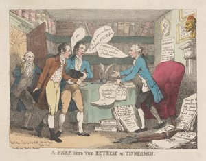 Ein Blick ins Refugium bei Tinnehinch von Thomas Rowlandson