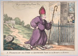 Eine Pilgerreise von Surry nach Gloucester Place oder der Bischof in Ekstase, 27. Februar 1809
