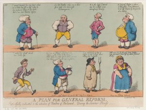 Ein Plan für allgemeine Reform, Respektvoll eingereicht zur Aufmerksamkeit der Mitglieder, 29. August 1809 von Thomas Rowlandson