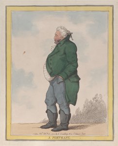 Porträt von George, 3. Earl of Pomfret, 26. Februar 1812 von Thomas Rowlandson