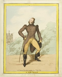 Ein Porträt: Lord Petersham von Thomas Rowlandson
