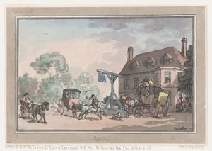 Ein Postgasthof, 1787 von Thomas Rowlandson