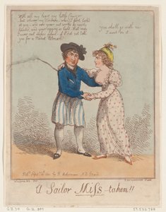 Ein Seemann Miss-taken!!, 12. September 1801 von Thomas Rowlandson