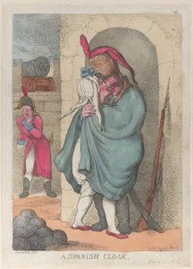 Ein spanischer Umhang, 2. März 1812 von Thomas Rowlandson