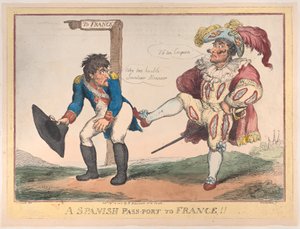 Ein spanischer Pass nach Frankreich!!, 12. September 1808