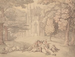 Ein Sommeridyll von Thomas Rowlandson