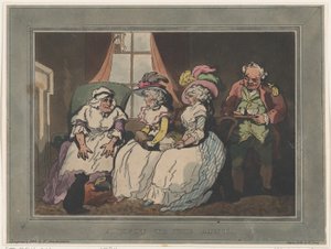 Ein Besuch bei der Tante, 20. Dezember 1794 von Thomas Rowlandson