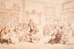 Ein Empfang bei der verwitweten Herzogin von Portland, 1703