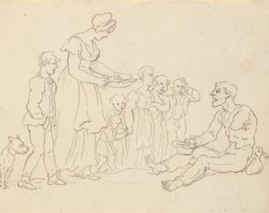 Albumzeichnung von Thomas Rowlandson