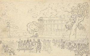 Albumzeichnung von Thomas Rowlandson
