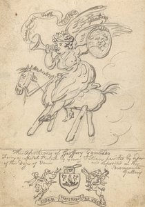 Albumzeichnung von Thomas Rowlandson