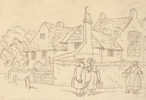 Albumzeichnung von Thomas Rowlandson
