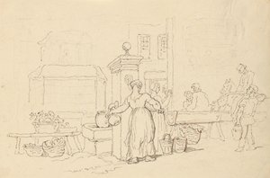 Albumzeichnung von Thomas Rowlandson
