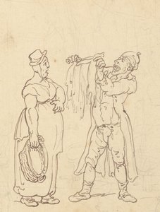 Albumzeichnung von Thomas Rowlandson