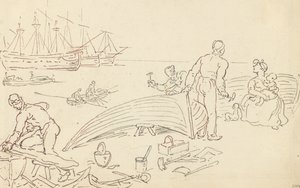 Albumzeichnung von Thomas Rowlandson