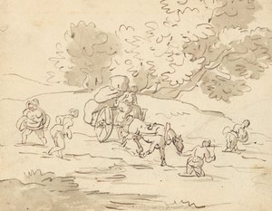 Albumzeichnung von Thomas Rowlandson