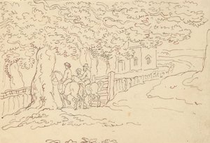 Albumzeichnung von Thomas Rowlandson