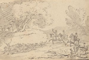 Albumzeichnung von Thomas Rowlandson