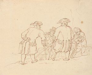 Albumzeichnung von Thomas Rowlandson