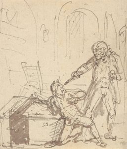 Albumzeichnung von Thomas Rowlandson