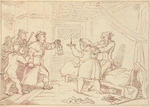 Albumzeichnung von Thomas Rowlandson
