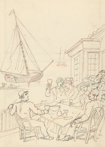 Albumzeichnung von Thomas Rowlandson