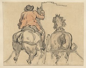 Ein englischer Postillion von Thomas Rowlandson