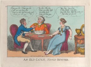 Ein alter Fang, neu belebt, 18. Juli 1809 von Thomas Rowlandson