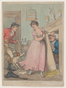 Ein alter Wilderer in einer Falle, 18. Juli 1805 von Thomas Rowlandson