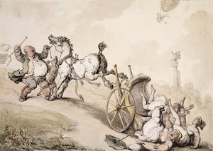 Ballonjagd in der Nähe von Lady James