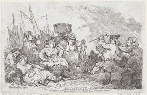 Billingsgate, 4. Februar 1786 von Thomas Rowlandson
