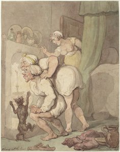 Das Ausblasen des Lichtes von Thomas Rowlandson