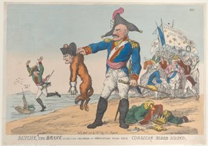 Blücher der Tapfere extrahiert das Abdankungsgestöhn vom korsischen Bluthund, 9. April 1814