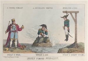 Boney wurde Moralist von Thomas Rowlandson