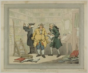 Buchhändler und Autor von Thomas Rowlandson