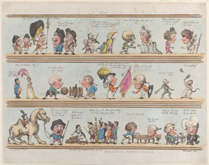 Bordüren für Räume und Hallen, Platte 10 von Thomas Rowlandson