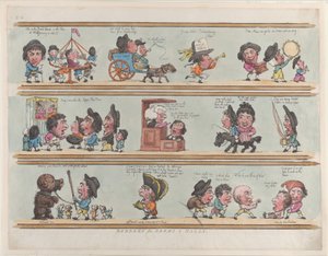Grenzen für Räume und Hallen, Platte 8, 20. Juni 1799 von Thomas Rowlandson