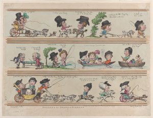 Ränder für Räume & Bildschirme, Platte 7, 10. Mai 1799 von Thomas Rowlandson