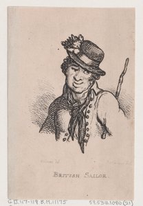 Britischer Matrose, April 1808 von Thomas Rowlandson