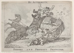 Durch Autorität. Personen und Eigentum geschützt, 24. November 1785 von Thomas Rowlandson